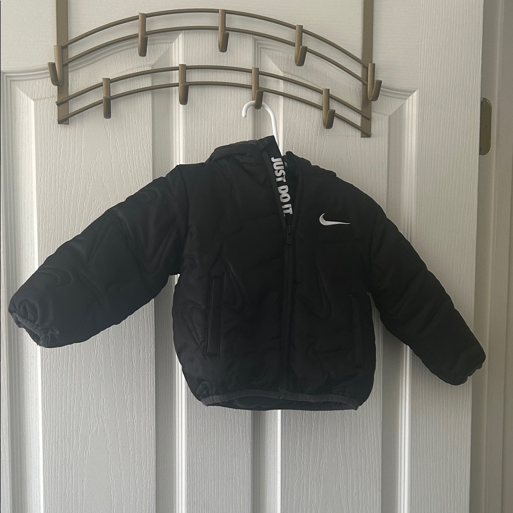 Nike Kids Black Puffer Coat